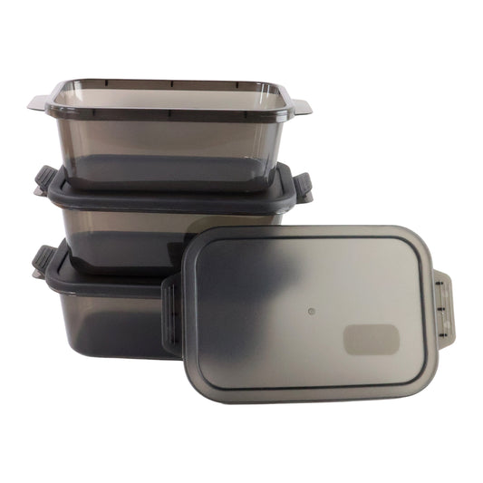 Rectangular Food Storage Containers - (3 Pc Set)