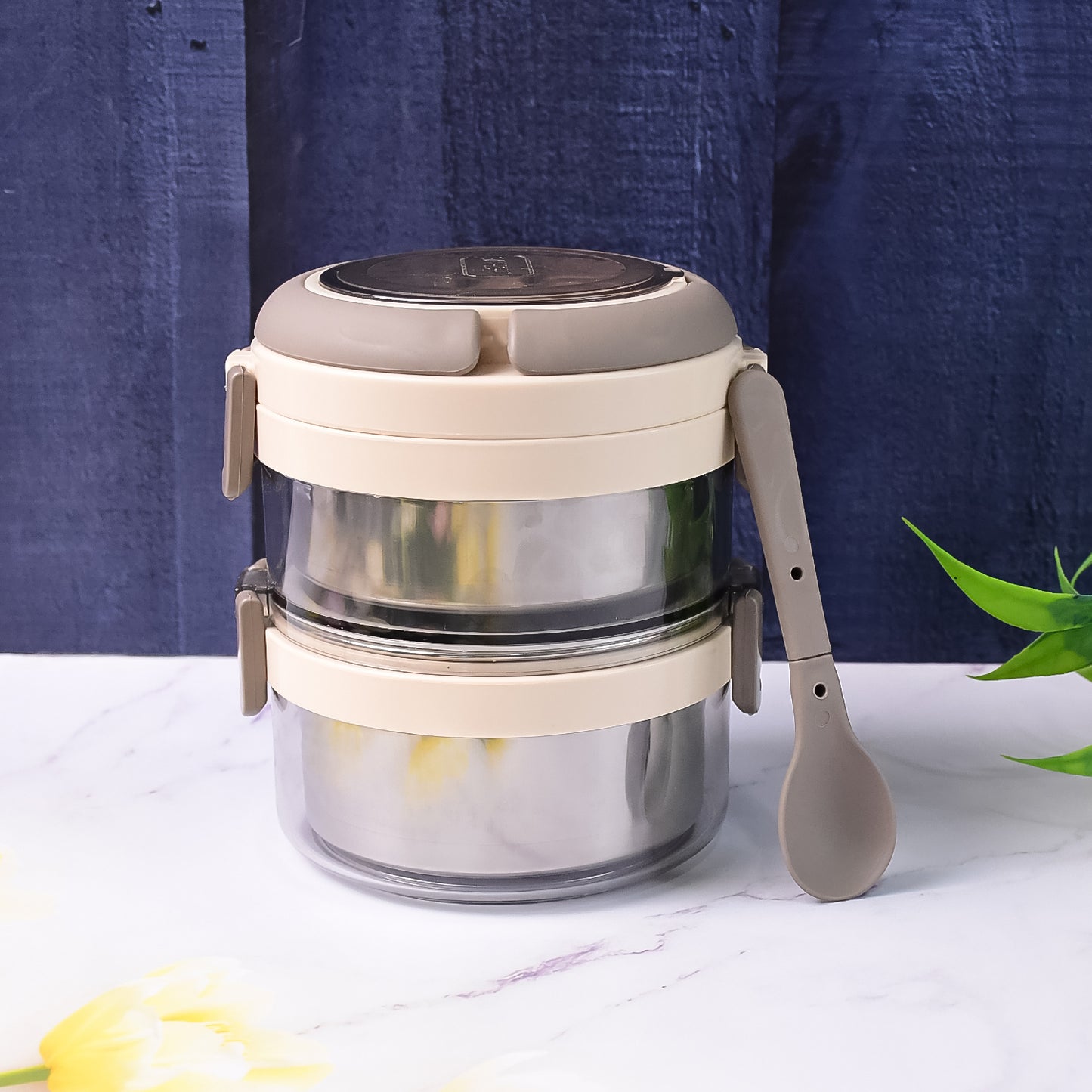 Steko-2 Double Layer Stainless Steel Insulated Lunch Box Set