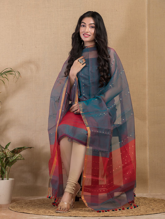 Muslin kurta dupatta Dress Material