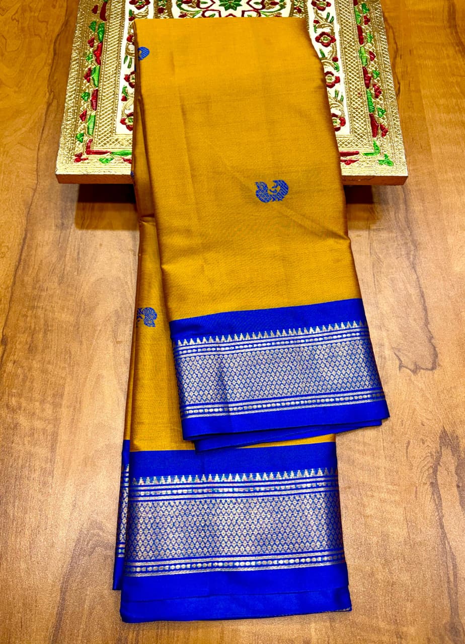 Soft Silk Kadiyal Paithani (8)