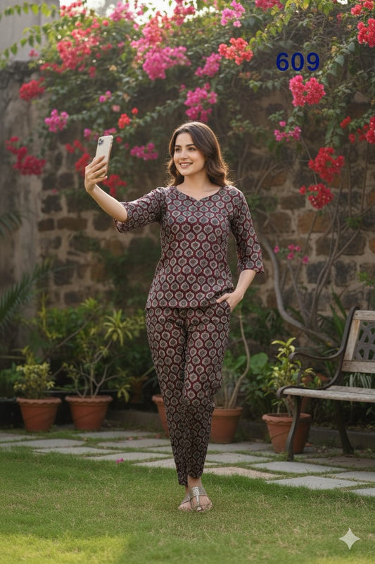 Printed Night Dress (17)