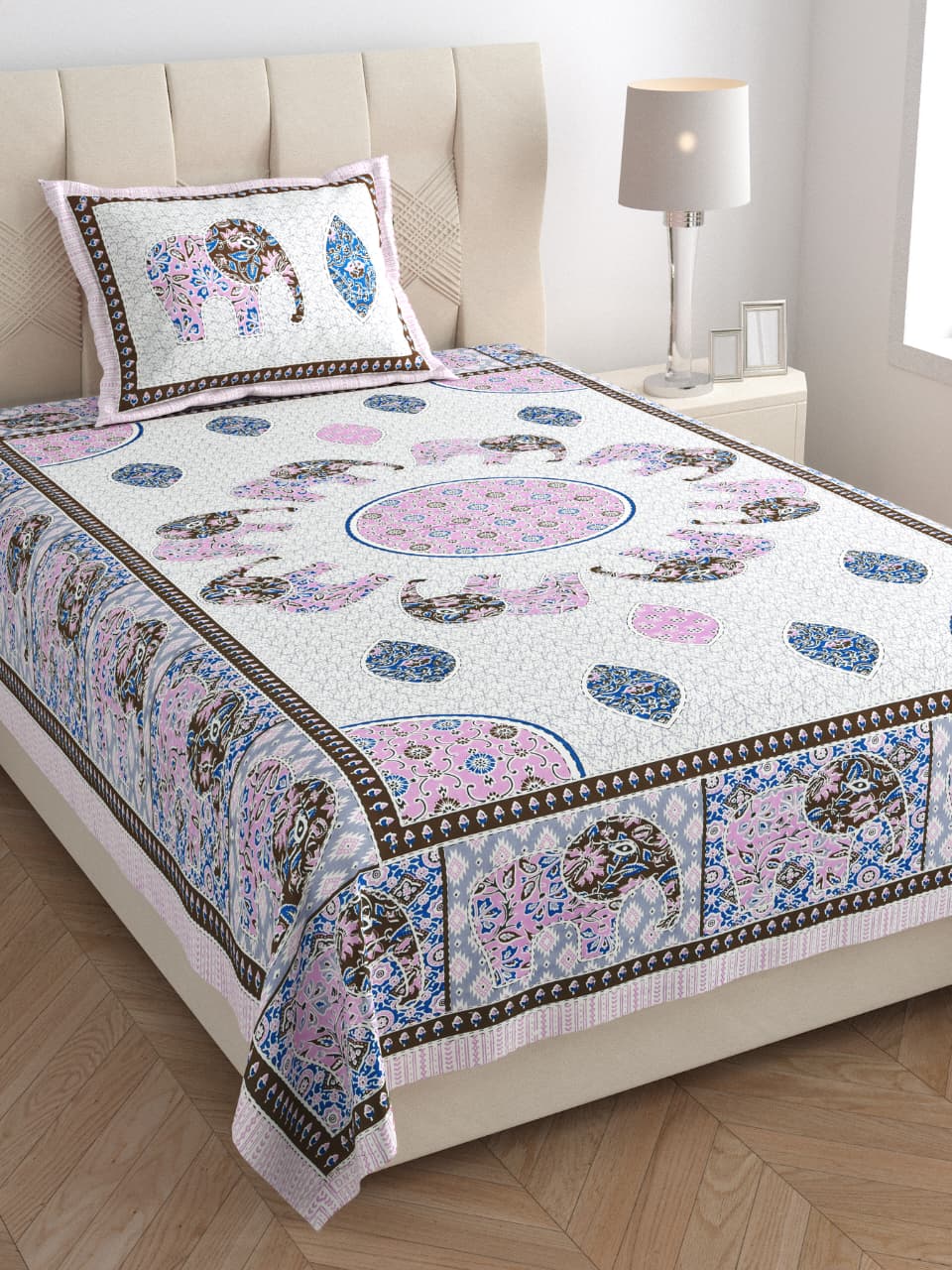 Single Bedsheet with One Pillow (120)