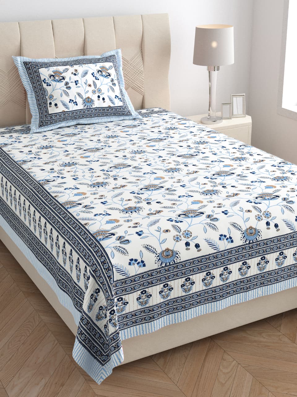 Single Bedsheet with One Pillow (122)