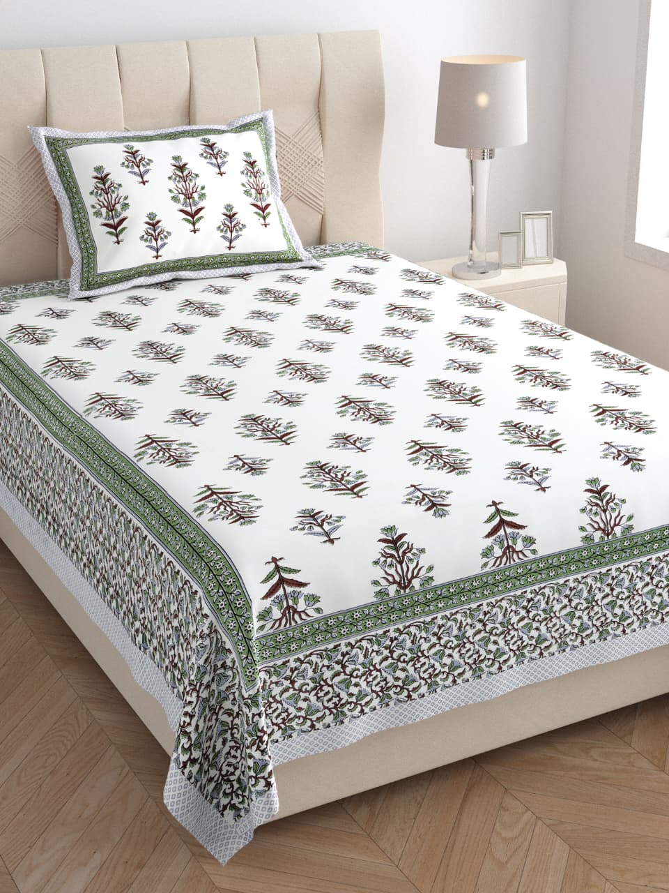 Single Bedsheet with One Pillow (127)