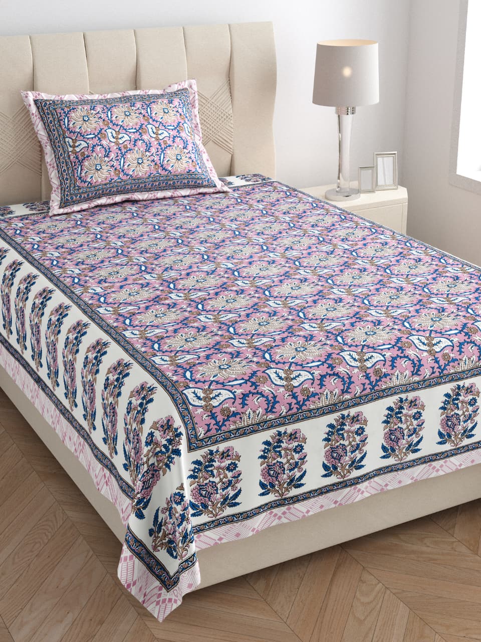 Single Bedsheet with One Pillow (130)
