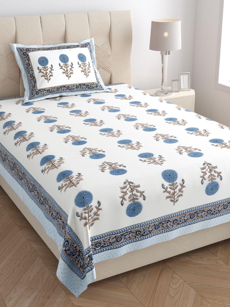 Single Bedsheet with One Pillow (132)