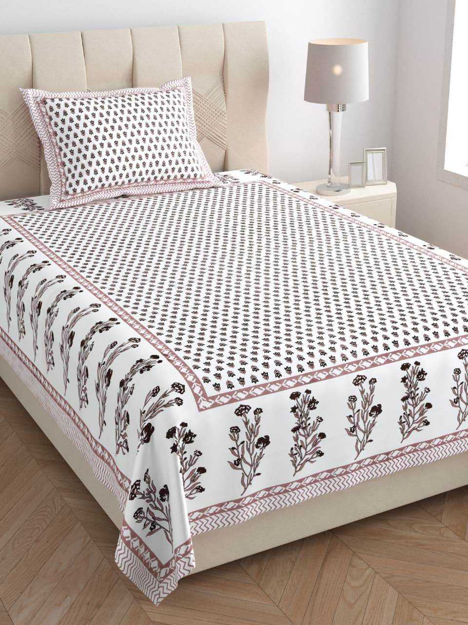 Single Bedsheet with One Pillow (134)