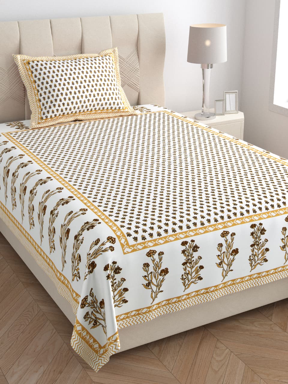 Single Bedsheet with One Pillow (136)