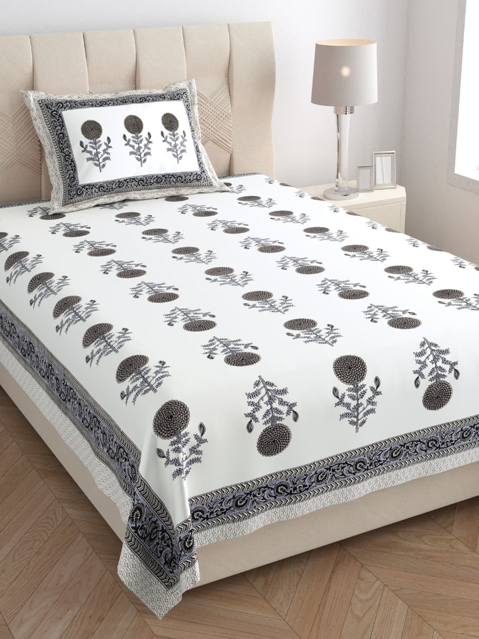 Single Bedsheet with One Pillow (139)