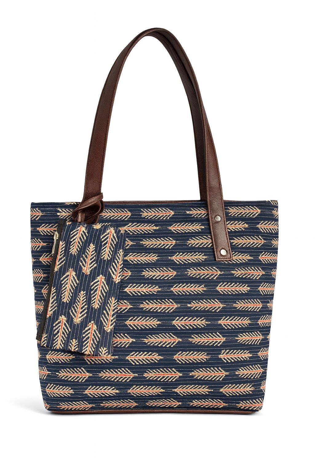 Ikkat Tote Hand Bag (2)