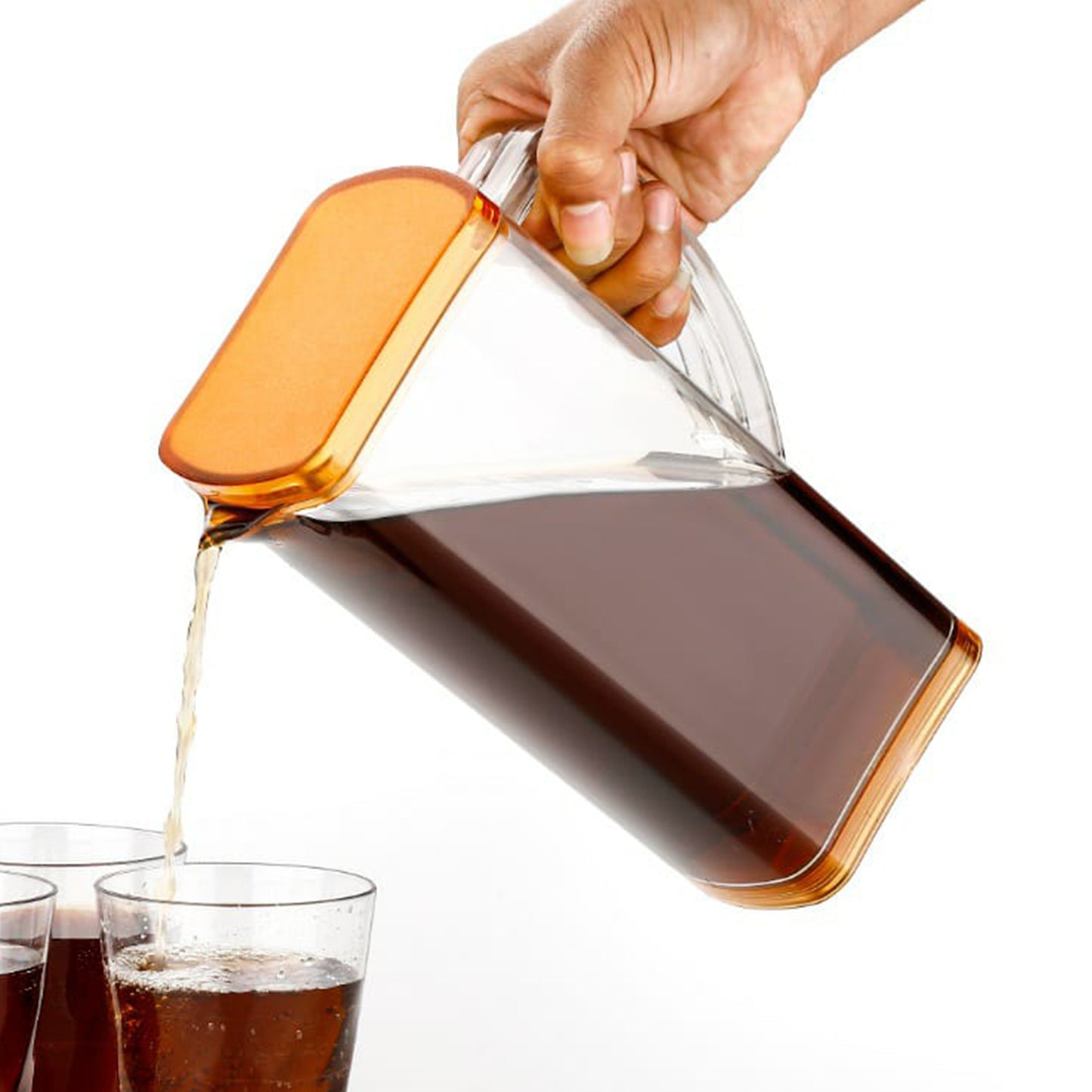 Square Jug For Carrying Water , Juices And Beverages