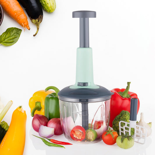 2 In 1 Push Up Chopper With Blender