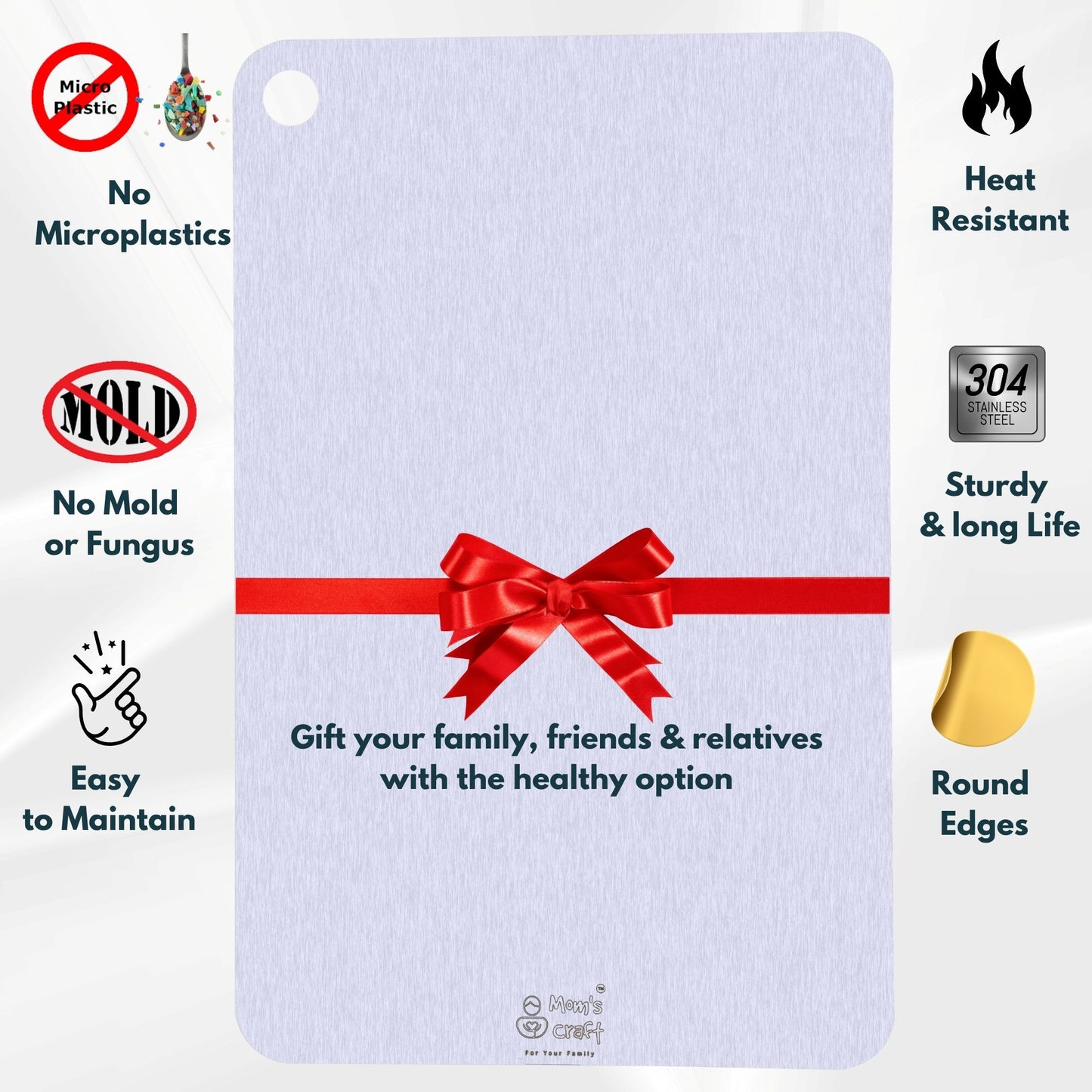 Stainless Steel Chopping Board - Regular