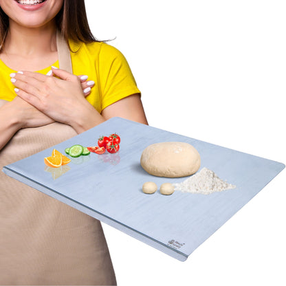 Stainless Steel Chopping Board Lip Design - Large