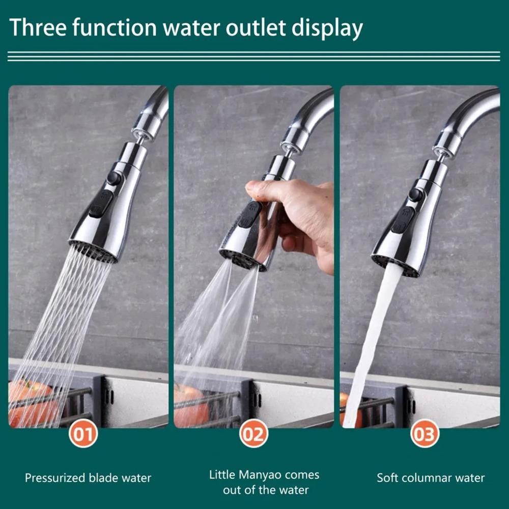 3 Modes Kitchen Sink Faucet tap Extender for Kitchen Sink
