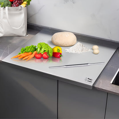 Stainless Steel Chopping Board Lip Design - Large