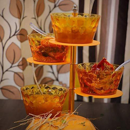 4 In 1 Multipurpose 360 Degree Rotating Pickle Rack Container For Kitchen