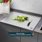 Stainless Steel Chopping Board Lip Design - Regular