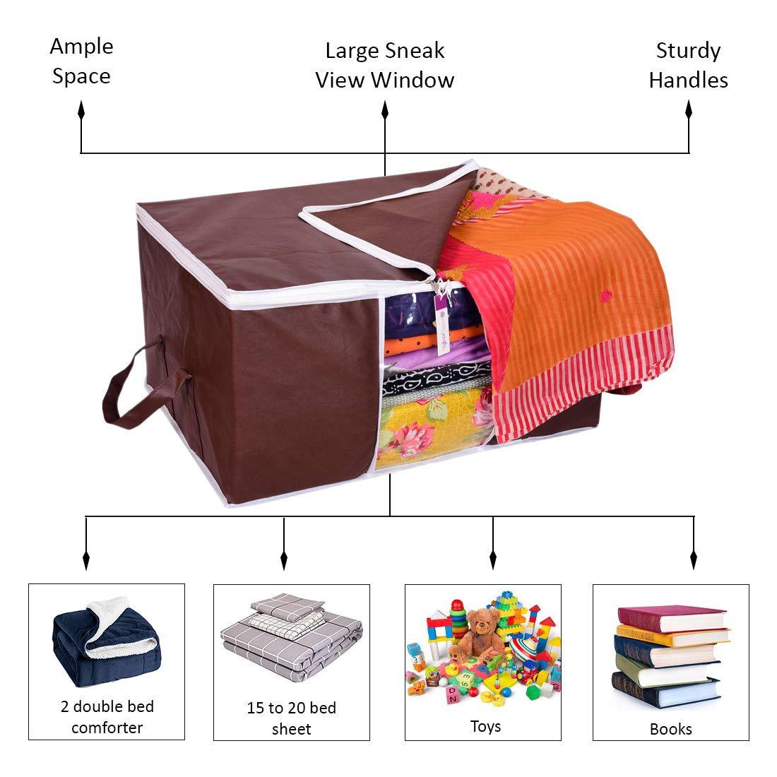 Storage Bag Covers With Handles(Set of 2)