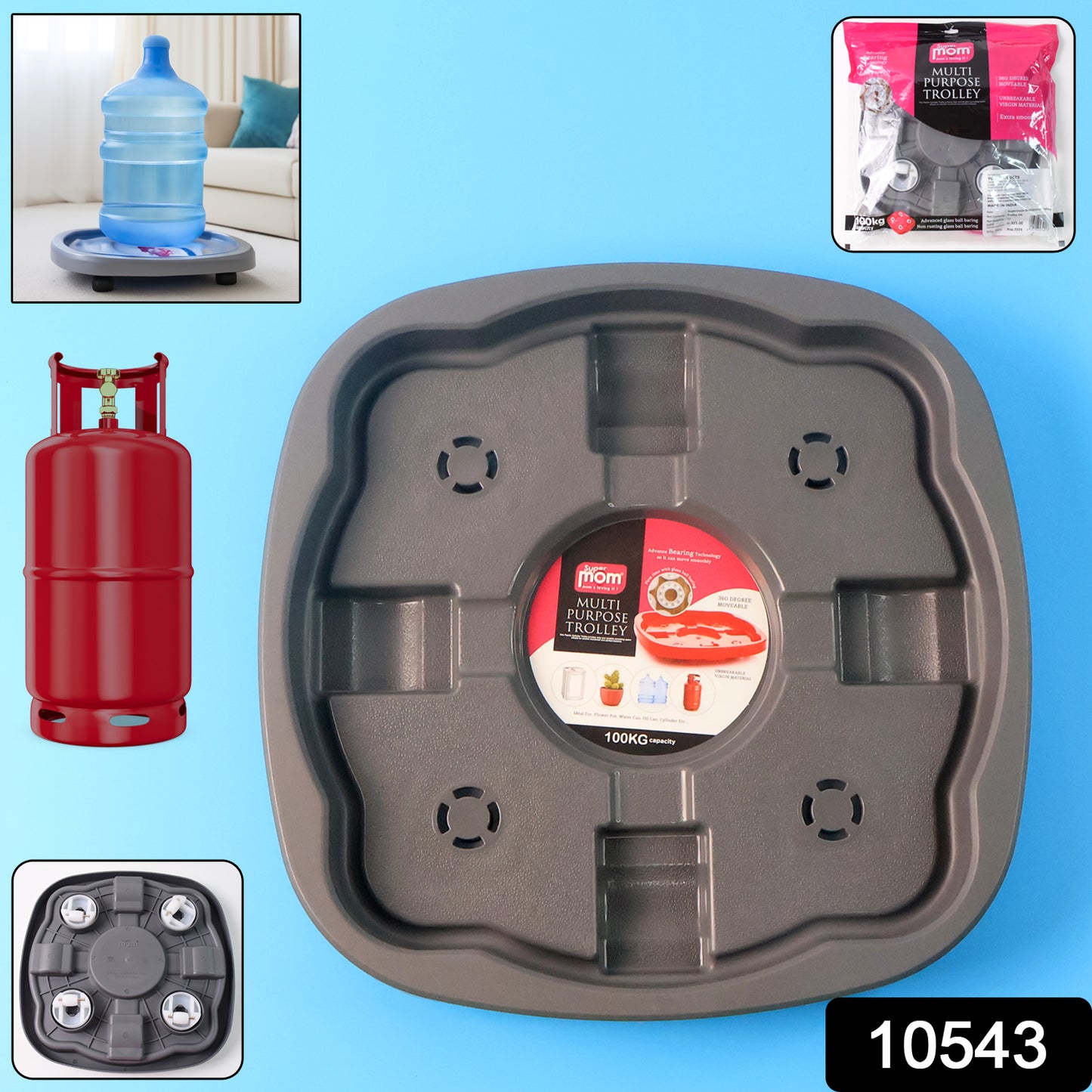 Supermom Multi Purpose Heavy Duty Gas Cylinder Trolley