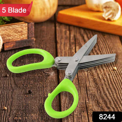 Premium 5 Blade Multipurpose Herb Scissors (1 Pc)