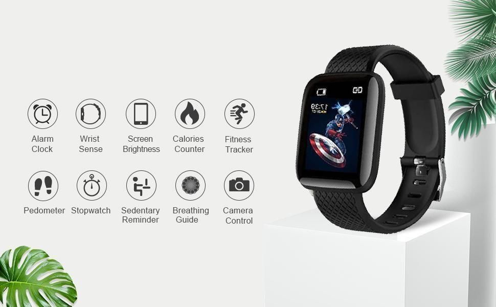 ID116 Plus Color Screen Smart Bracelet