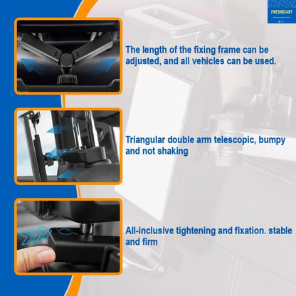 Car Mount Holder for Tablets & Phones (4.7-12.9 inches) with 360-Degree Rotation