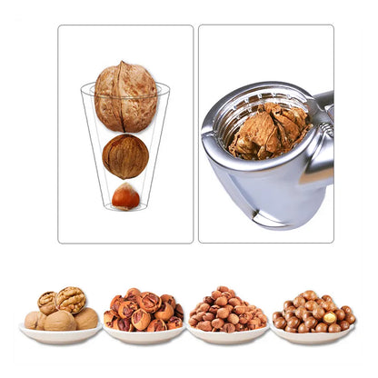 Walnut Cracker Luxury Die Cast Stainless Alloy Nut Cutter