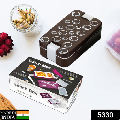 Airtight Lunch Box 2 Compartment Lunch Box