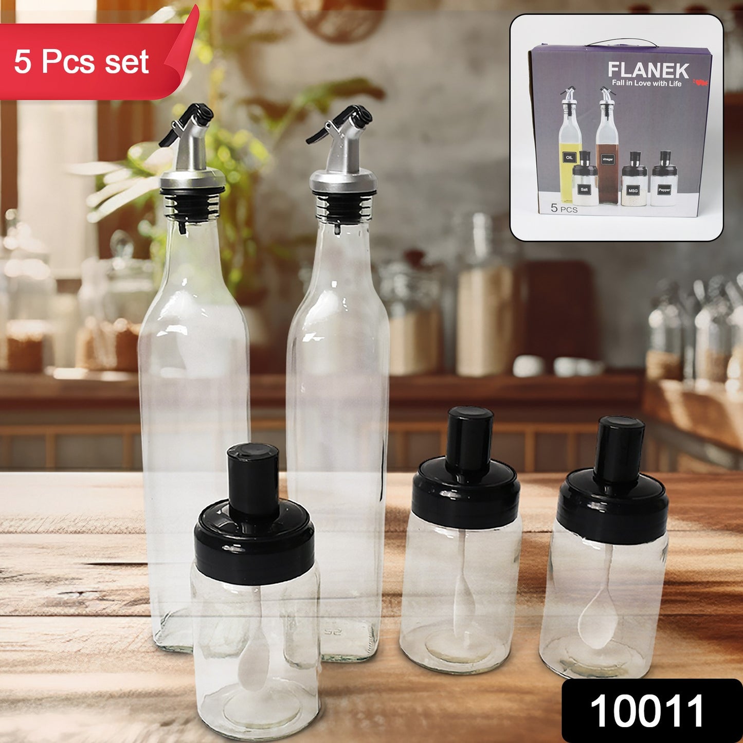 Transparent Glass oil Dispenser