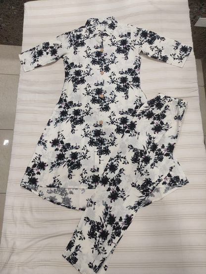 Cotton Kurti pant set