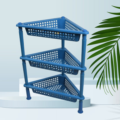 Triangle Storage Plastic 3-tier  Rack