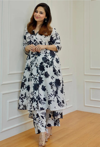 Cotton Kurti pant set