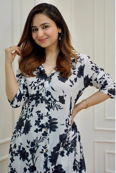 Cotton Kurti pant set