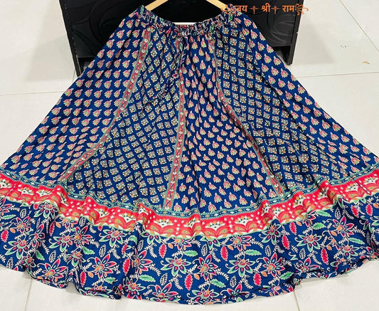 Printed Jaipuri Cotton Skirt  (7)