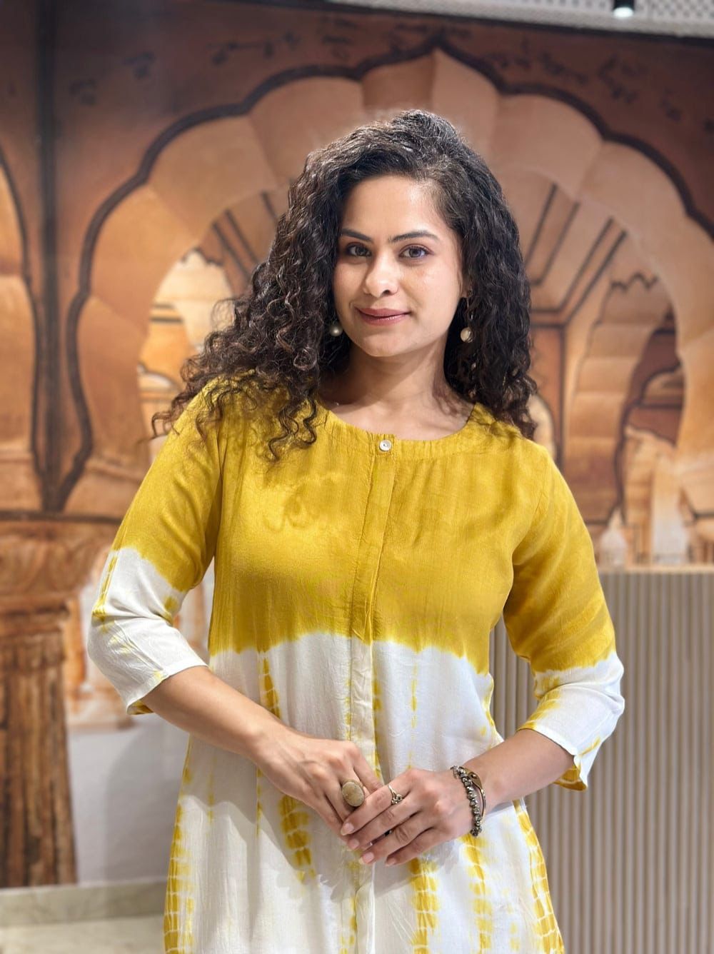 Premium Tie-dye  Fine cotton kurti Pant set