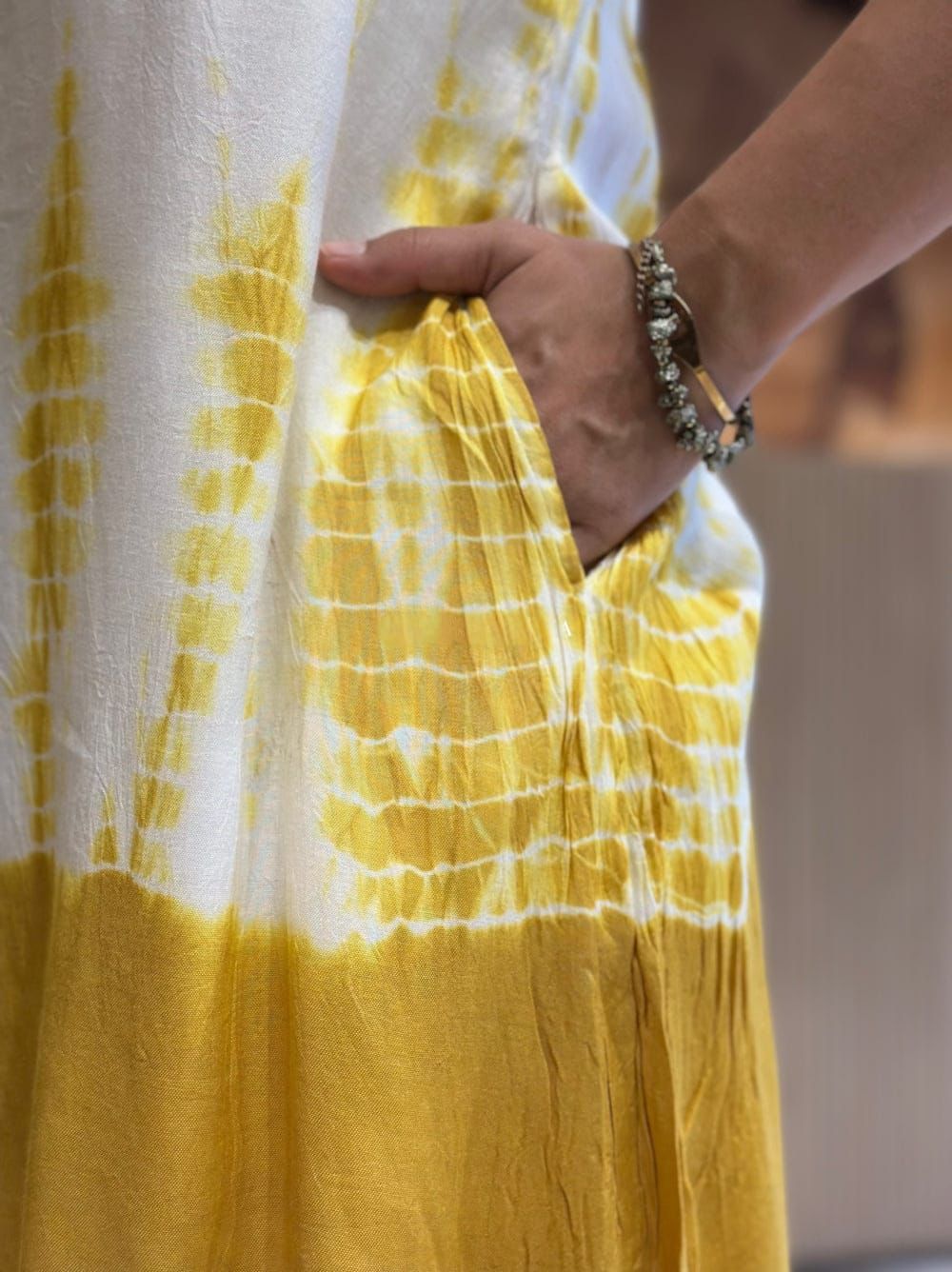 Premium Tie-dye  Fine cotton kurti Pant set