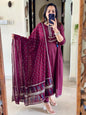 Anarkali  kurta And Dupatta Set Fully Stitched Ready