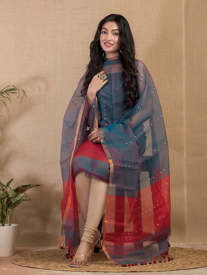 Muslin kurta dupatta Dress Material