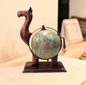 ANTIQUE CAMEL GLOBE SMALL