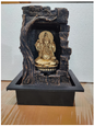 Ganesha Idol Water Fountain with Rock Cave Design Medium