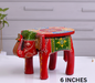 WOODEN ELEPHANT STOOL