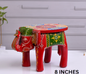 WOODEN ELEPHANT STOOL