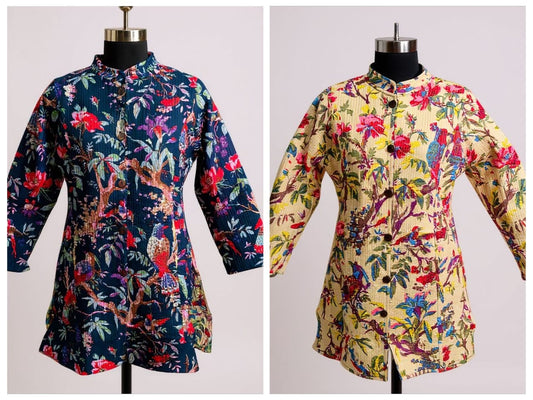 Long Reversible Quilted Jacket (3)