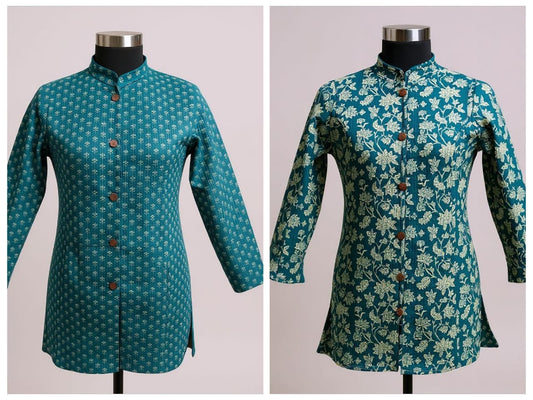 Long Reversible Quilted Jacket (5)