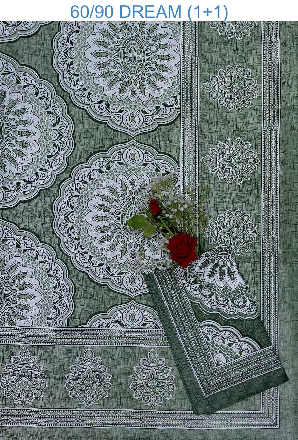 Dream Single bedsheet with 1 pillow cover (85)