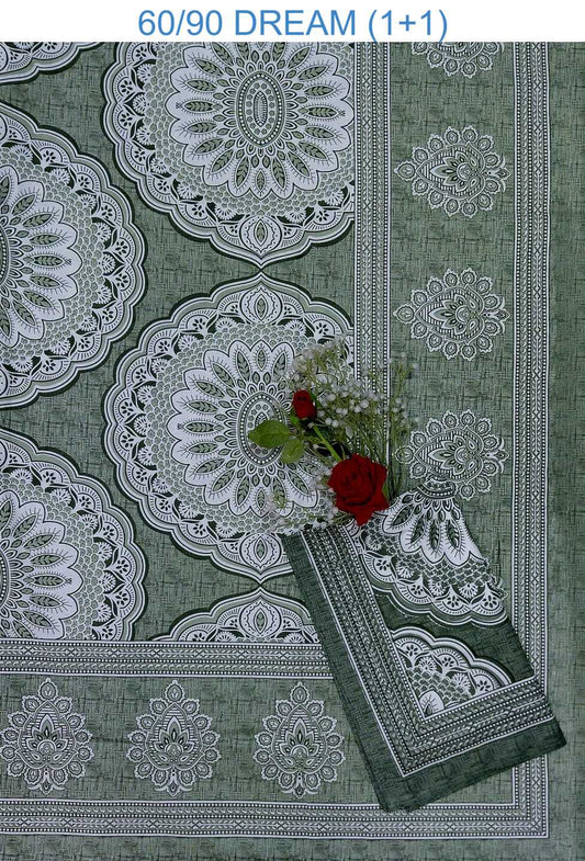 Dream Single bedsheet with 1 pillow cover (85)