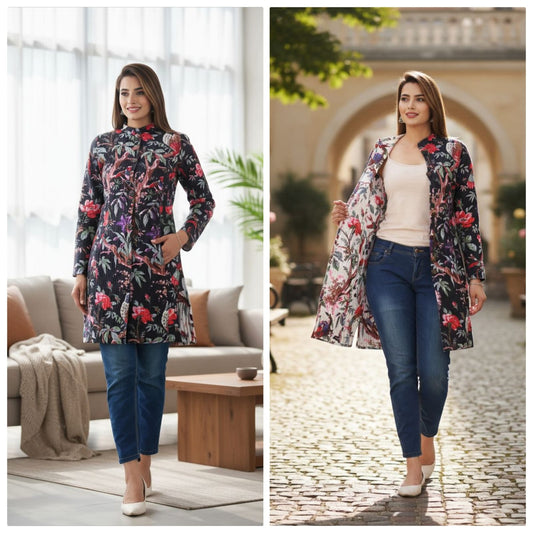 Long Reversible Quilted Jacket (9)