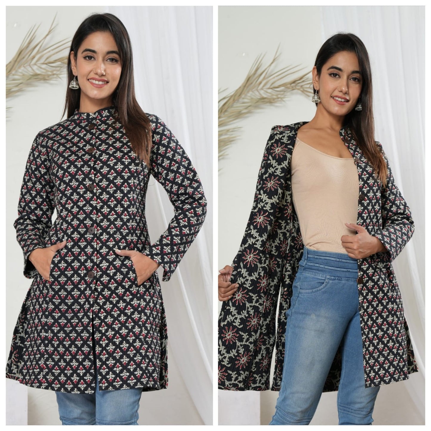 Long Reversible Quilted Jacket (11)