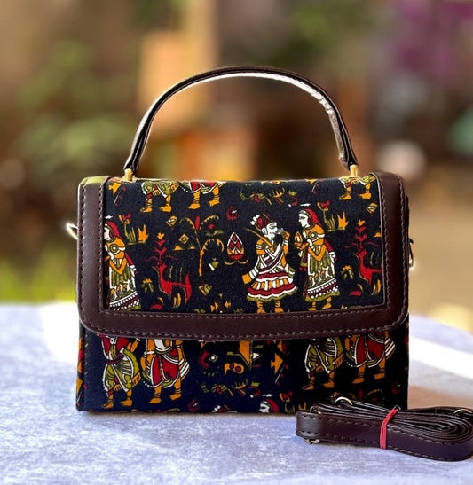 Beautiful Ikkat Box Sling (22)